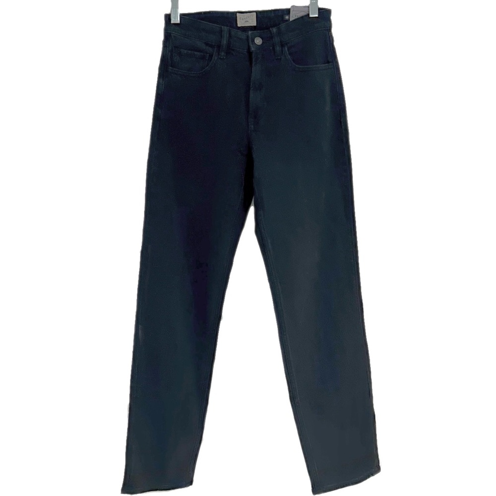 Faherty Women’s Jeans Slim Straight 26 Black Organic Cotton Denim Special Weave